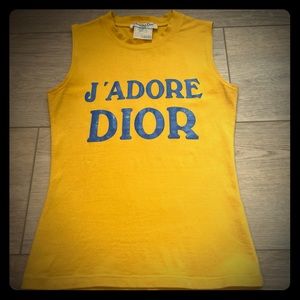 CHRISTIAN DIOR J’ADORE DIOR CREW NECK TANK